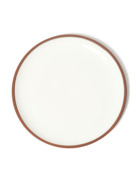 Assiette plate en porcelaine Terra COMAS