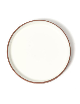 Assiette plate réversible en grès Terra COMAS
