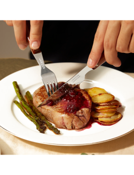 Couteau à steak bois lame crantée 110 mm Gregorio ARCOS