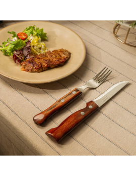 Couteau à steak lame large bois de hêtre 120 mm ARCOS