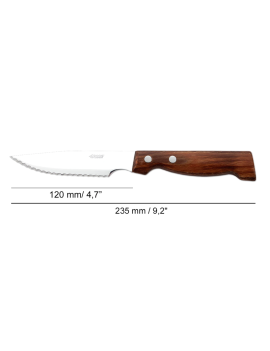 Couteau à steak lame large bois de hêtre 120 mm ARCOS