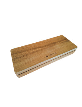 Coffret de présentation pour 6 couteaux à steak en bois d'acacia COMAS