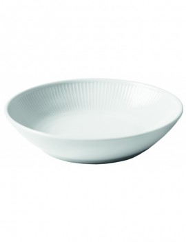 Assiette calotte en porcelaine Plissé