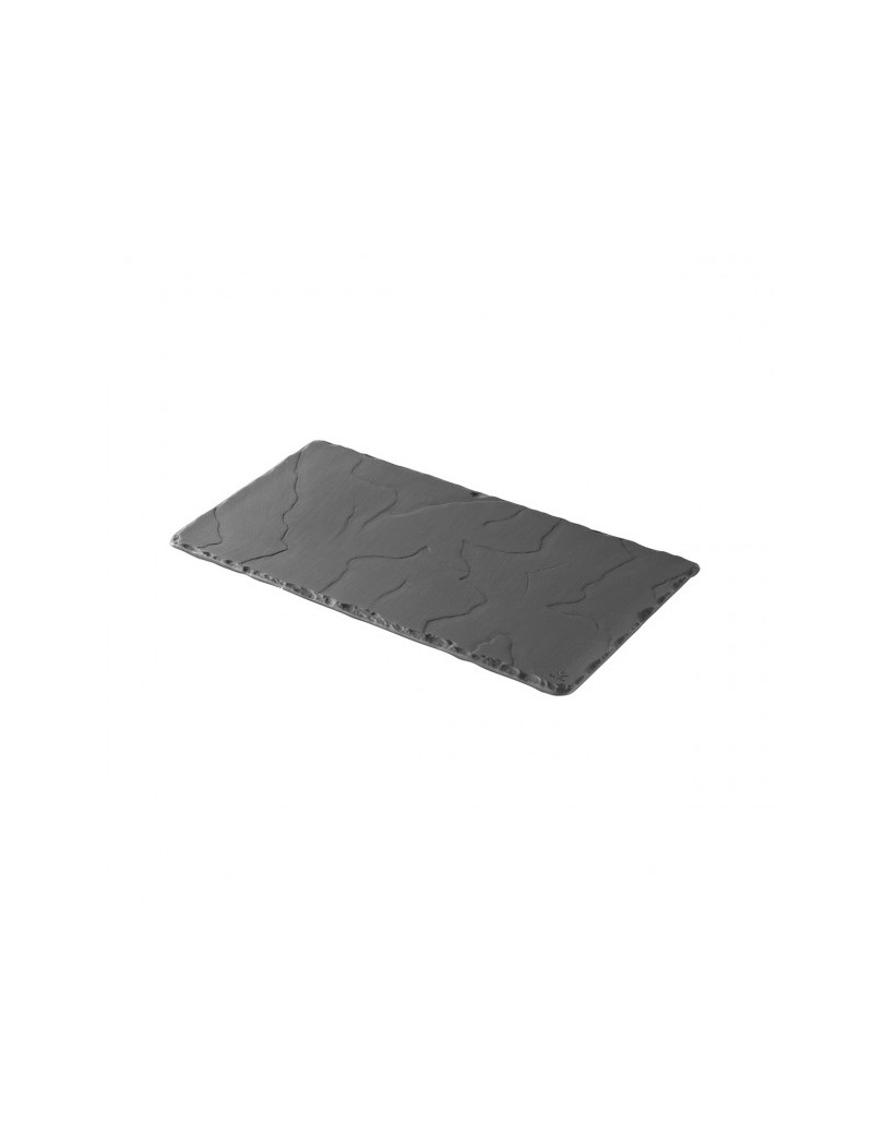 Plateau rectangulaire en céramique effet ardoise