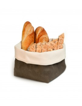 Corbeille à pain en coton 23 x 11 x 8,5 cm COMAS