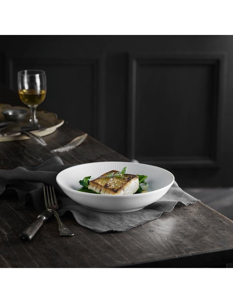 Assiette calotte Plissé Pillivuyt