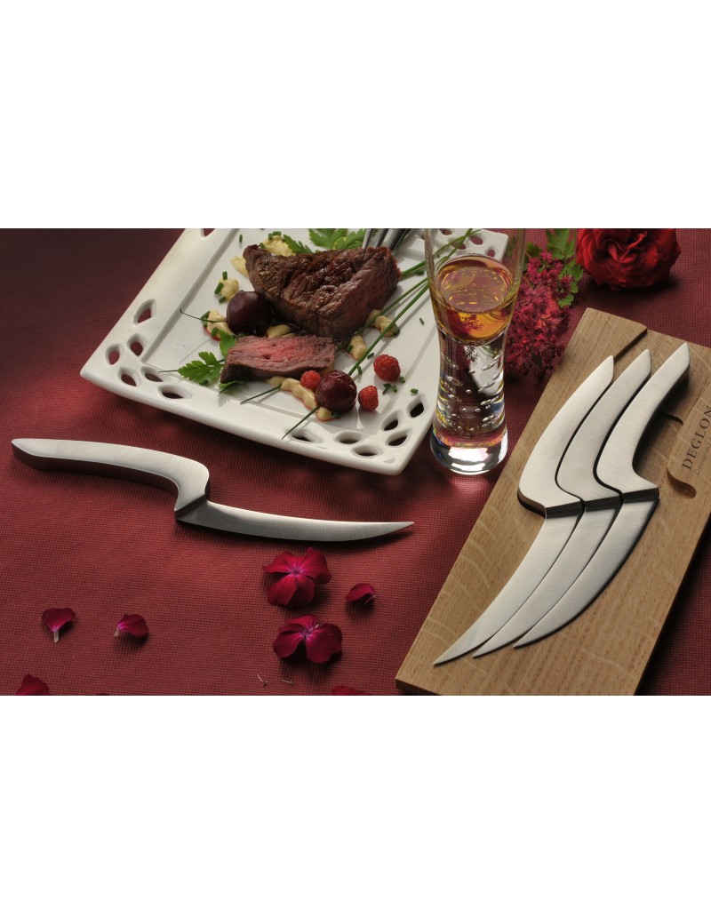 Coffret 4 couteaux à steak Meeting - Art de la table - Parlapapa