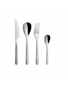 Set de couverts Canada Inox 18/0 - Couteau - Fourchette - Cuillère - Cuillère à café COMAS