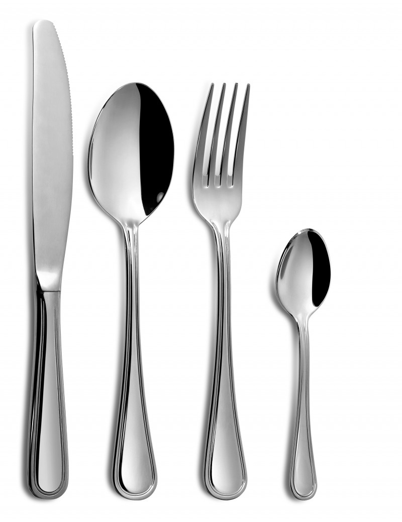 Set pour 60 tables Ingles S Inox 18/10 - Couteau - Fourchette - Cuillère -  Cuillère à café - Art de la table - Parlapapa