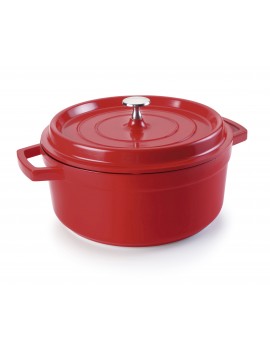 Cocotte avec couvercle en fonte d'aluminium LACOR