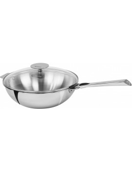 Wok inox Casteline amovible 28 cm CRISTEL