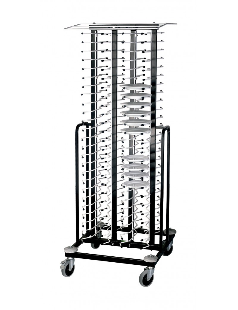 Chariot Hors d'oeuvre 100 assiettes LACOR