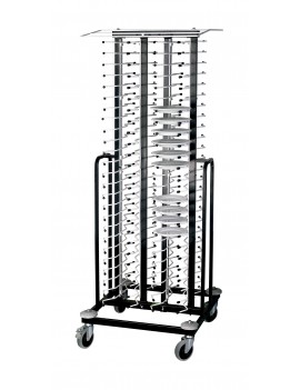 Chariot Hors d'oeuvre 100 assiettes LACOR