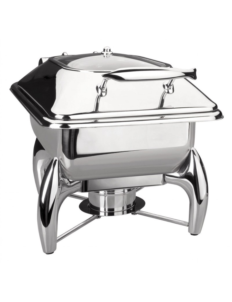 Réchaud Chauffe-plats 2x GN1/2 bain marie avec couvercle, 60x37x29cm