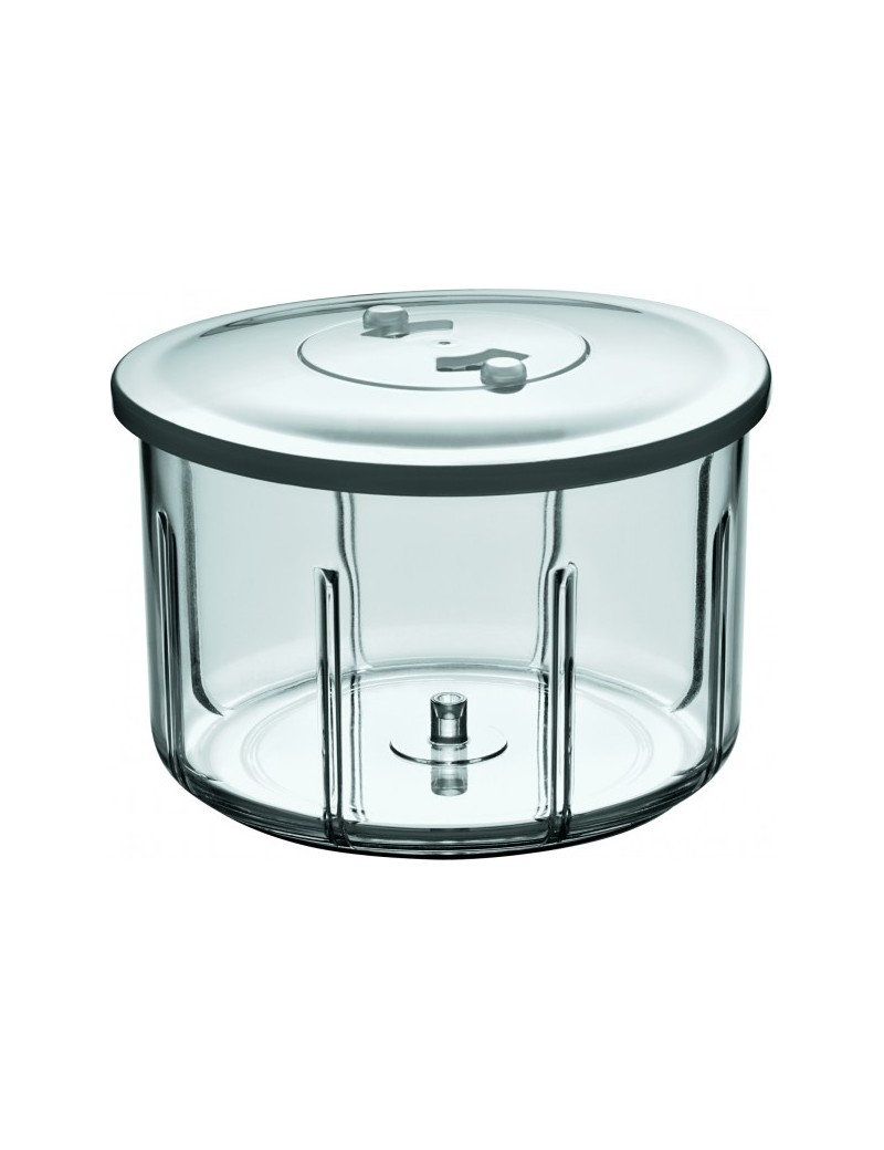 Bol avec couvercle de rangement pour hachoir multi-cut