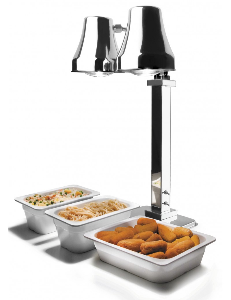 Double lampe chauffage infrarouge Lacor Double lampe chauffage infrarouge Lacor