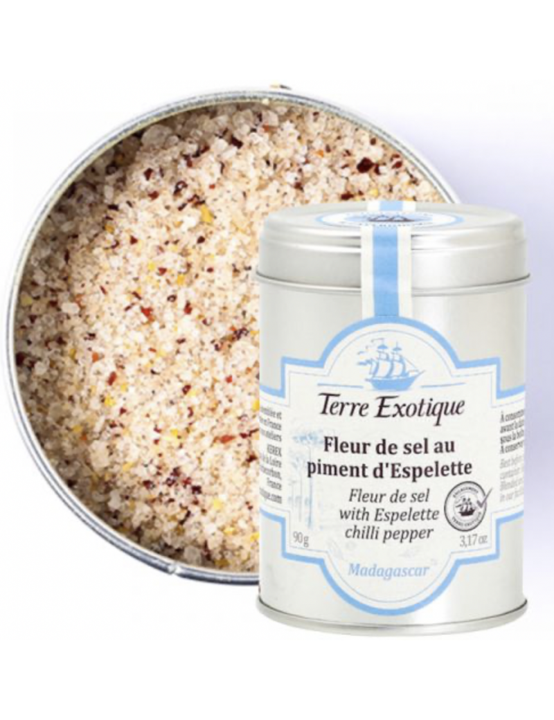 Fleur de sel au piment d'espelette TERRE EXOTIQUE