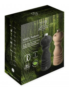 Coffret 100% Nature - Duo Moulin poivre et sel Paris Nature PEUGEOT SAVEURS