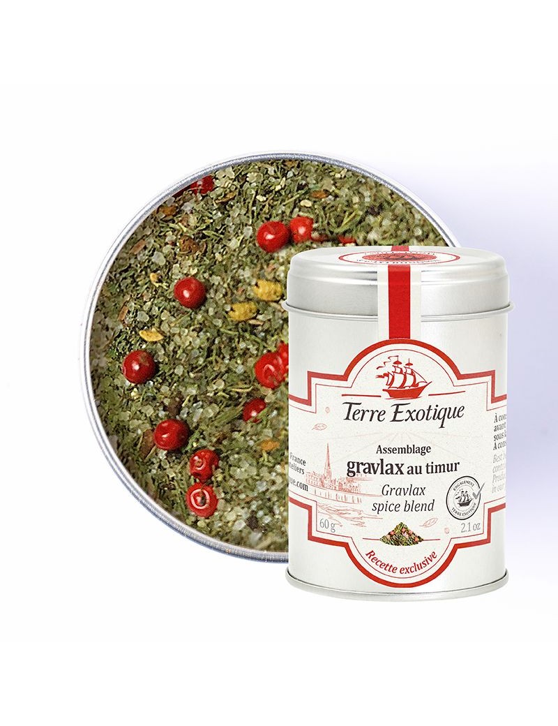 Assemblage gravlax au timur 60 g TERRE EXOTIQUE Assemblage gravlax au timur 60 g TERRE EXOTIQUE