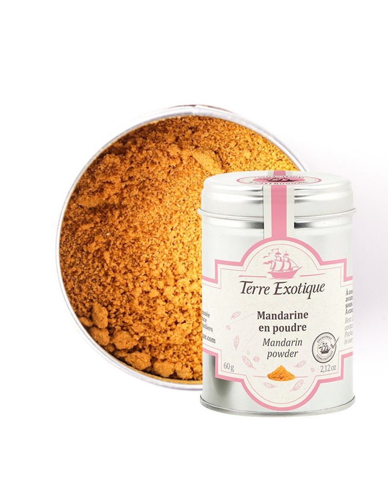 Mandarine en poudre biologique 60 g TERRE EXOTIQUE