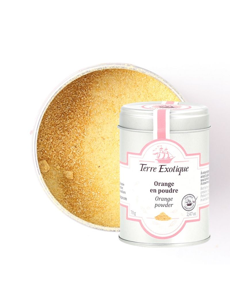 Orange en poudre biologique 70 g TERRE EXOTIQUE Orange en poudre biologique 70 g TERRE EXOTIQUE