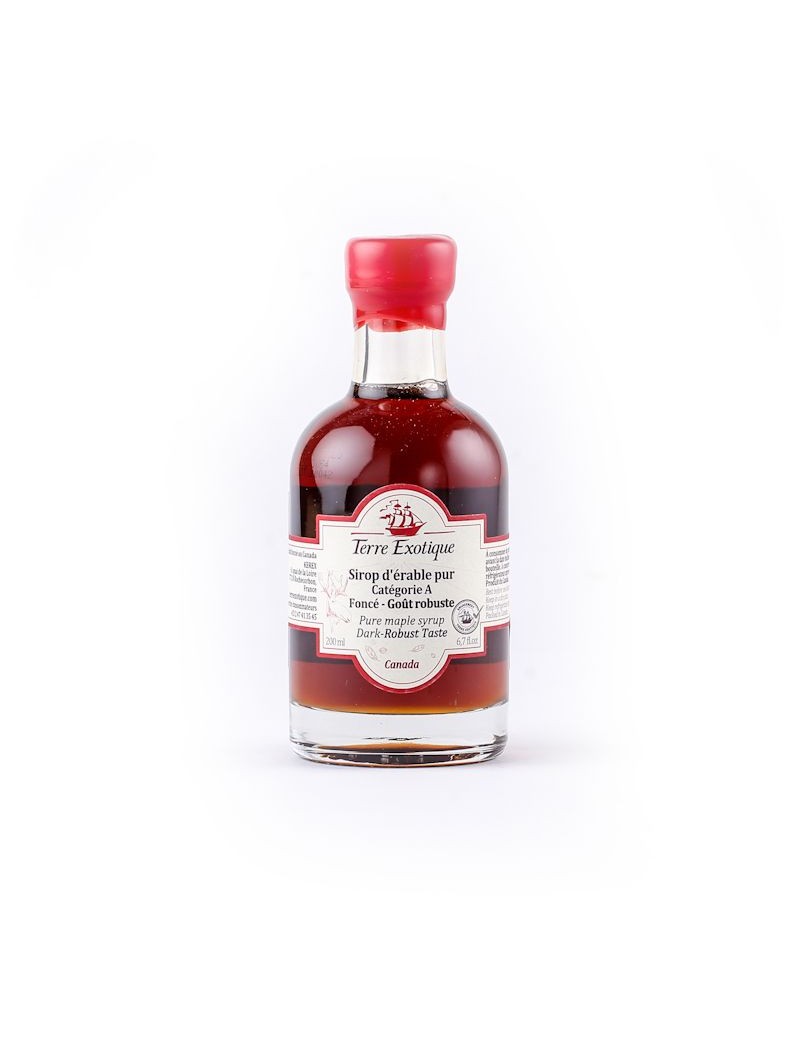 Sirop d'érable biologique 200 ml TERRE EXOTIQUE Sirop d'érable biologique 200 ml TERRE EXOTIQUE