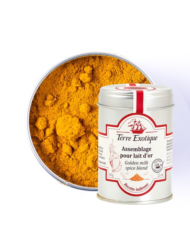 Assemblage pour lait d'or 60 g TERRE EXOTIQUE Assemblage pour lait d'or 60 g TERRE EXOTIQUE