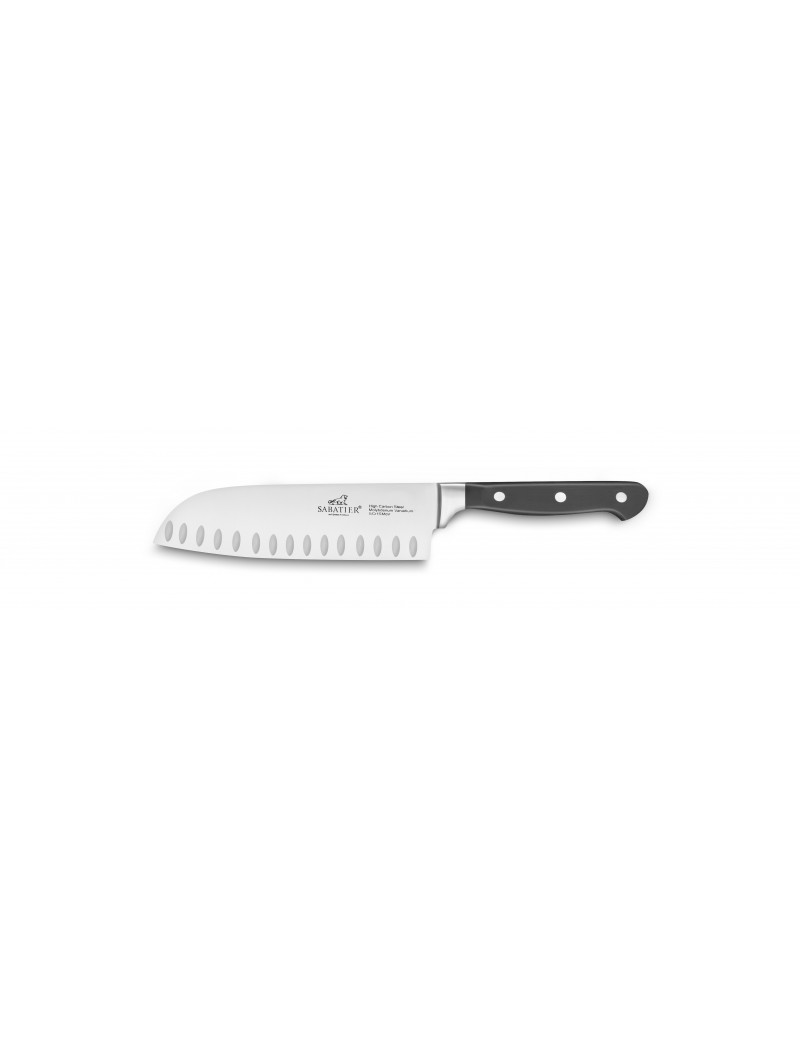 Couteau Santoku Alvéolé Pluton 18 cm SABATIER