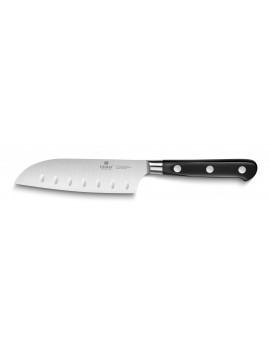 Couteau Mini Santoku alvéolée 13 cm IDEAL avec rivets inox Sabatier® SABATIER
