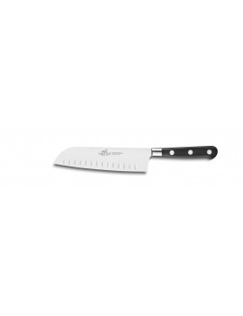 Couteau Santoku alvéolée 18 cm IDEAL avec rivets inox Sabatier® SABATIER