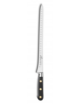 Couteau à Saumon alvéolée Idéal rivets laiton 30 cm SABATIER