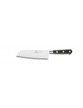 Couteau Santoku alvéolée Idéal rivets laiton 18 cm SABATIER
