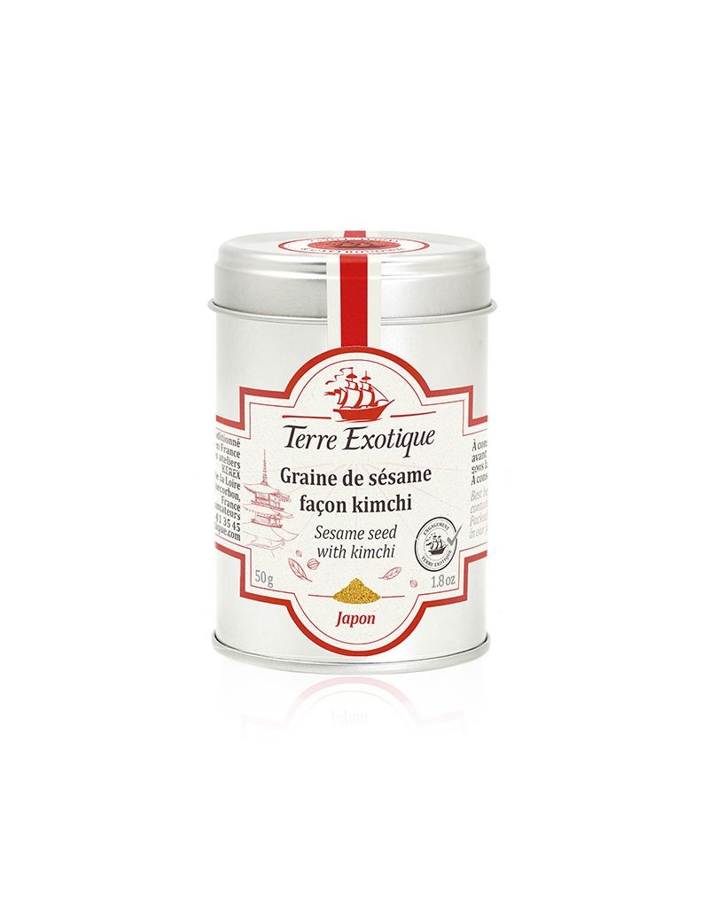 Graine de sésame façon kimchi 50 g TERRE EXOTIQUE Graine de sésame façon kimchi 50 g TERRE EXOTIQUE