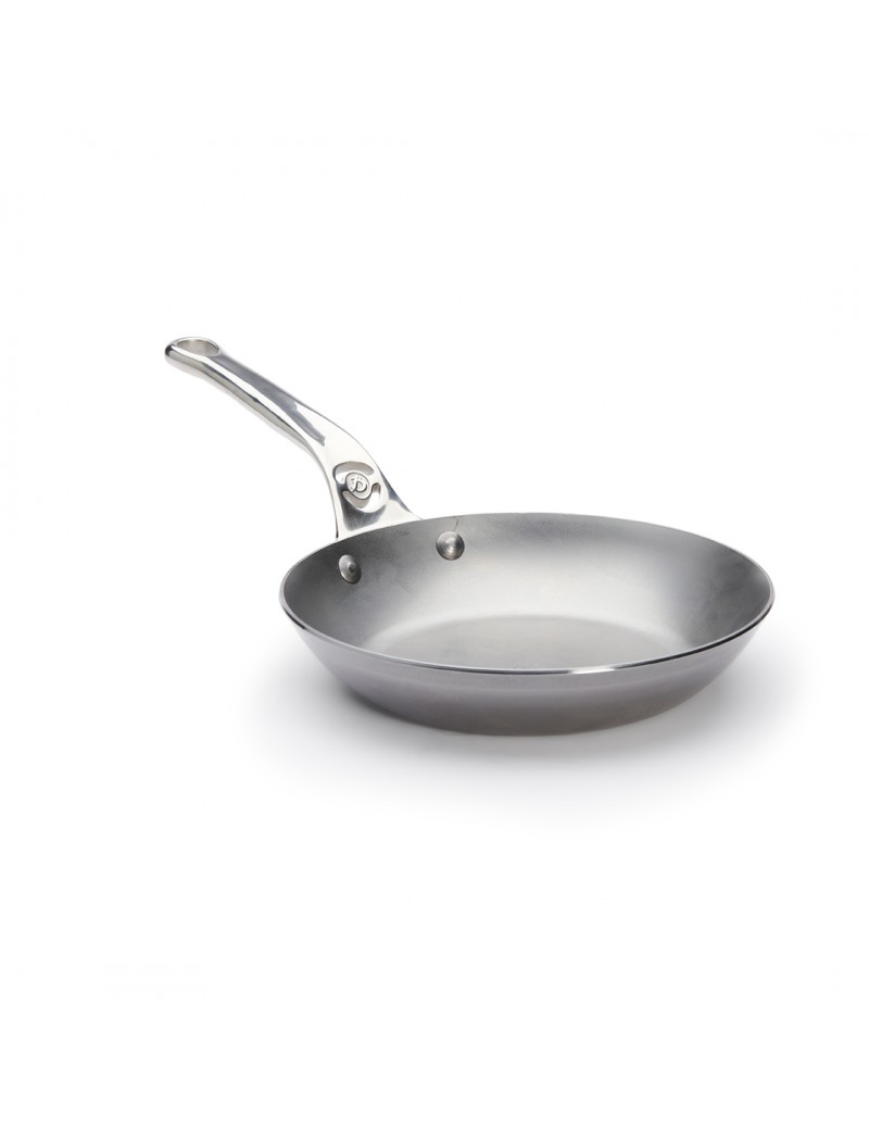 Poêle Mineral B Pro manche Inox - Diamètre cm 20 cm - Cuisine - Parlapapa