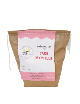 Préparation pour cake aux myrtilles 400g LE MOULIN DE ROUDUN