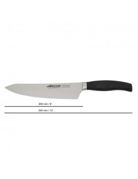 Coffret 3 couteaux Clara : Office 10 cm - Cuisine 15 cm - Cuisine 20 cm + ciseaux offerts ARCOS