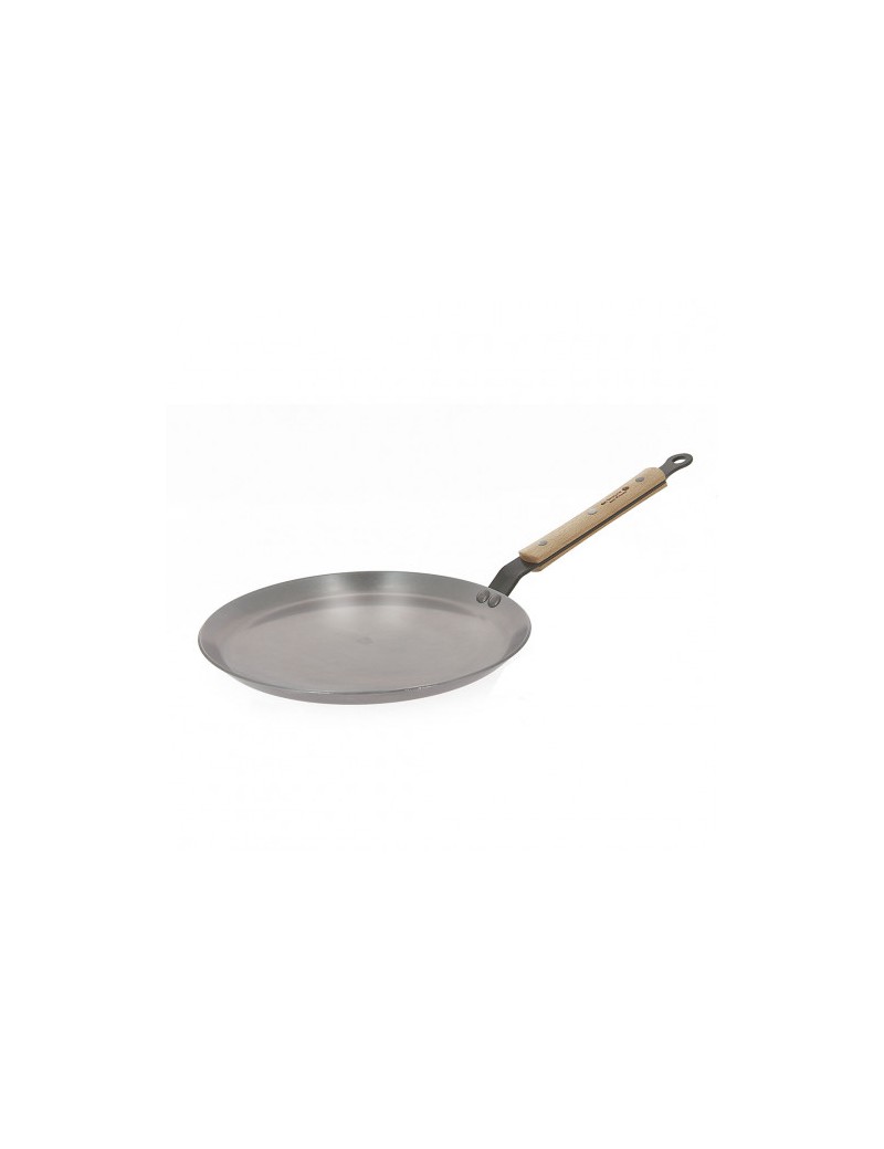 Poêle à crêpes Mineral B bois 24 cm DE BUYER INDUSTRIES