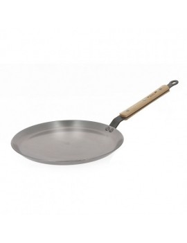 Poêle à crêpes Mineral B bois 24 cm DE BUYER INDUSTRIES