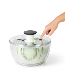 Essoreuse à salade 26 cm à bouton poussoir OXO