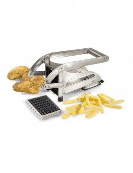 Coupe-frites ménager inox sur ventouse - 2 grilles 9 et 12 mm MALLARD FERRIERE