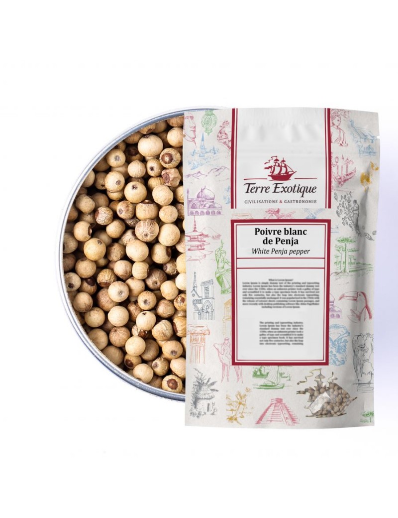 Poivre blanc de Penja IGP Vrac TERRE EXOTIQUE Poivre blanc de Penja IGP Vrac TERRE EXOTIQUE