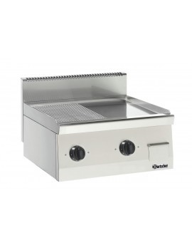 Plaque grill 600, B600, 1/2-1/2 BARTSCHER