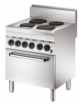 Fourneau él. 650, L700, 4PL, FE BARTSCHER