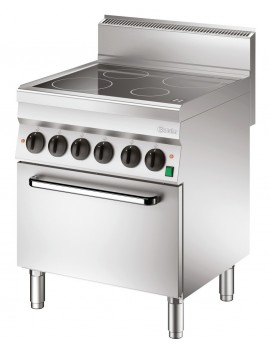 Fourneau él. 650, B700, 4 zones, FE BARTSCHER
