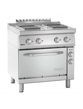 Cuisinière él. 700,L800,4p,four él. BARTSCHER