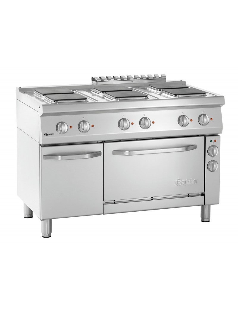 Plan de cuisson él. 700, B1200, 6PL, EBO BARTSCHER