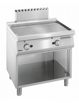 Plaque grill gaz 700, L800, lisse BARTSCHER