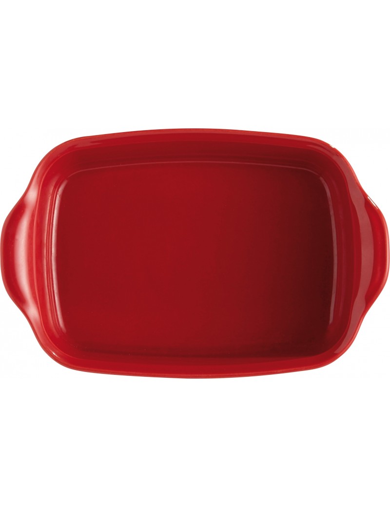 Plat papillote en céramique Emile Henry - Couleur Rouge grand cru
