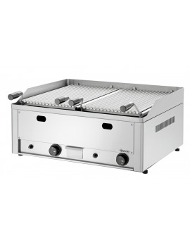 Grill pierre lave gaz 70,L660,AT BARTSCHER