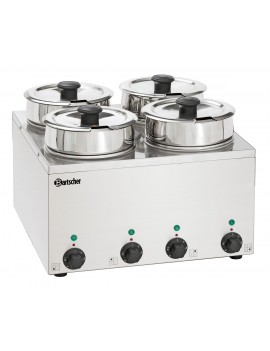 Bain Marie Hotpot, 4x pot, 3,5 L BARTSCHER